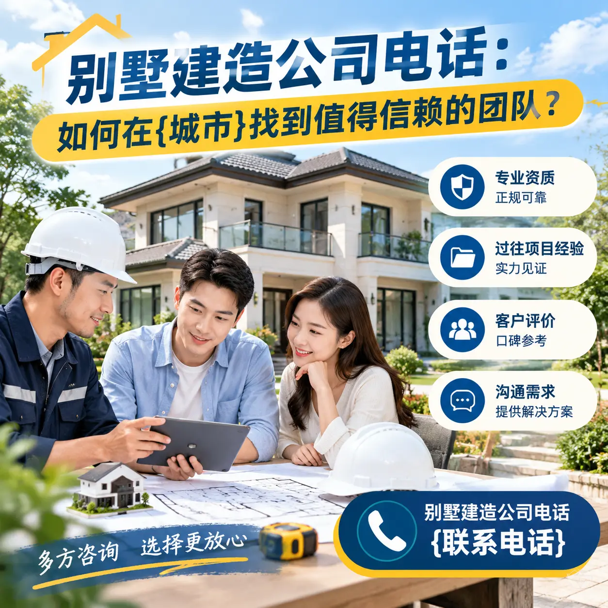 别墅建造公司电话：如何在江口找到值得信赖的团队？