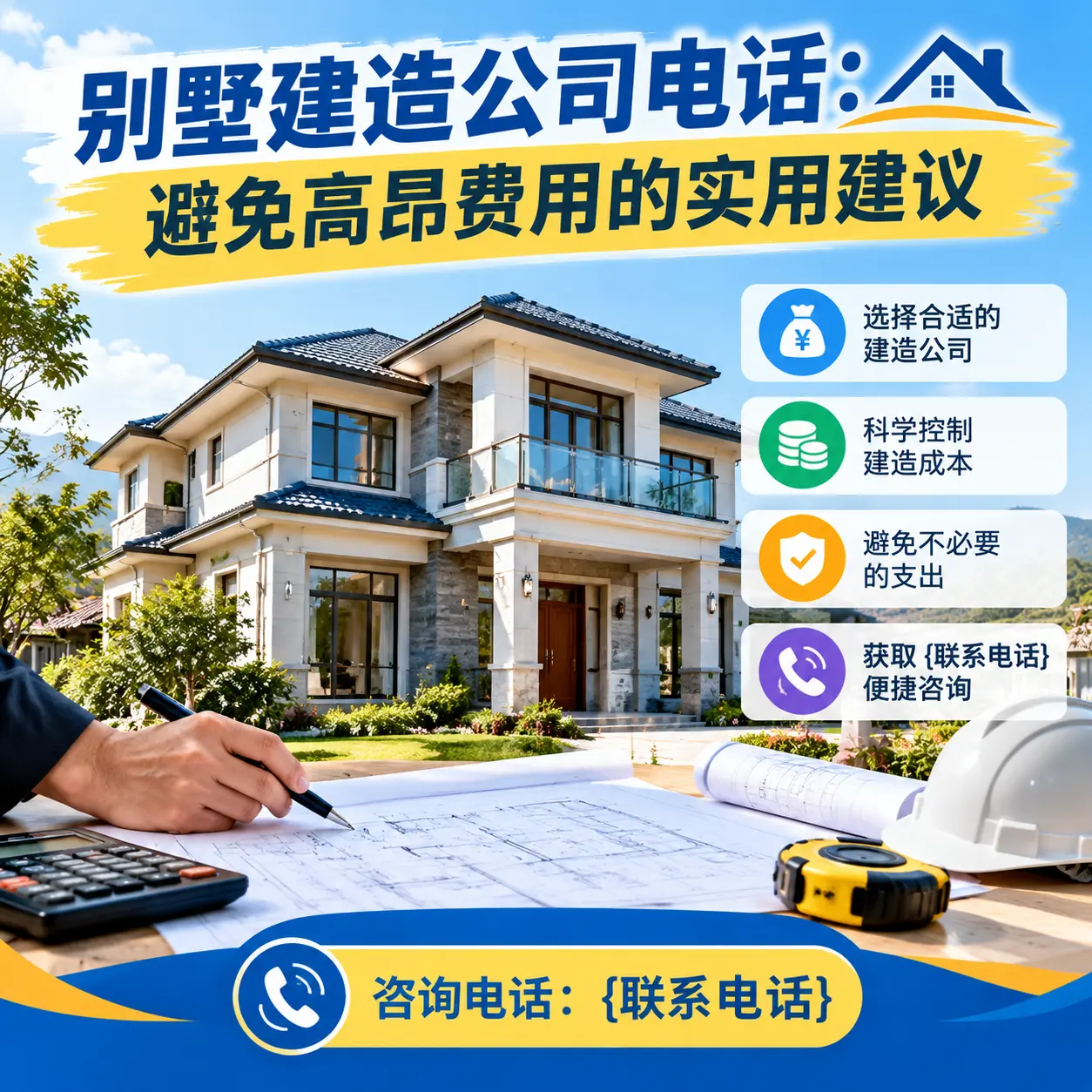 江口别墅建造公司电话：避免高昂费用的实用建议