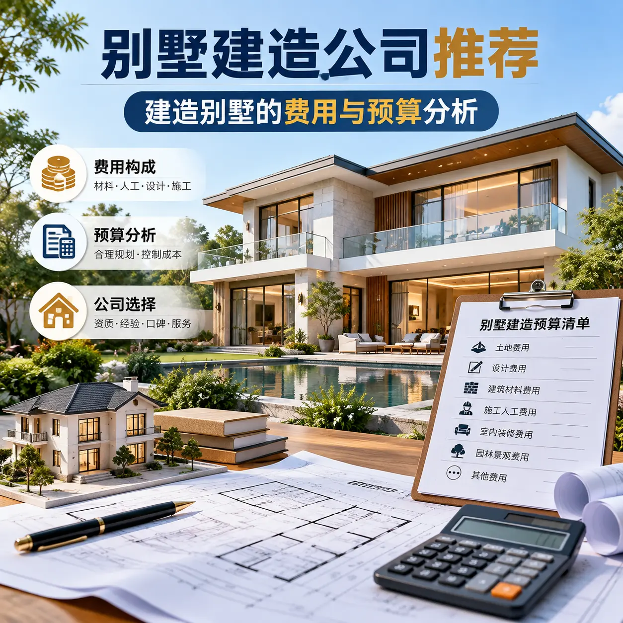 别墅建造公司推荐: 江口 建造别墅的费用与预算分析