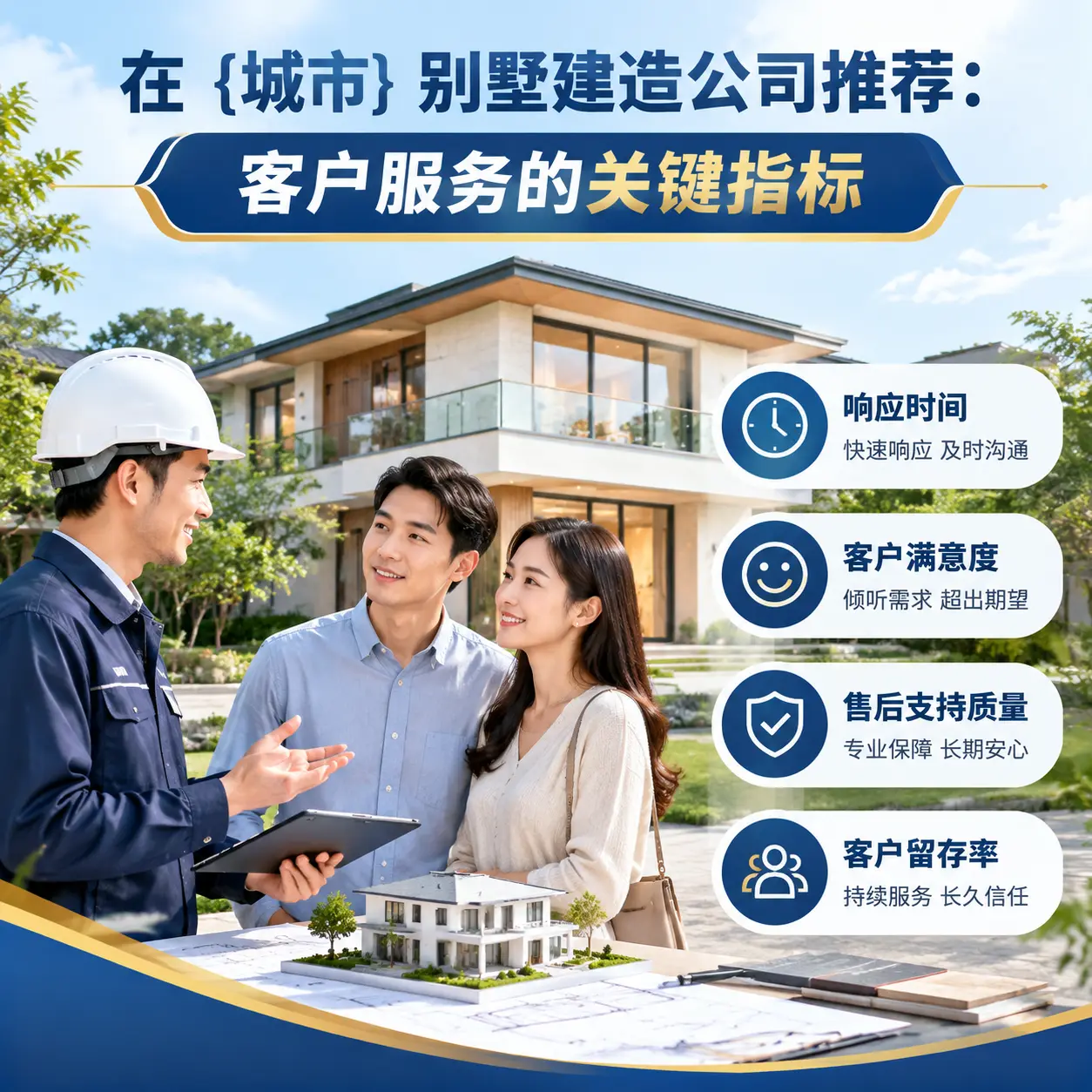 在 江口 别墅建造公司推荐:客户服务的关键指标