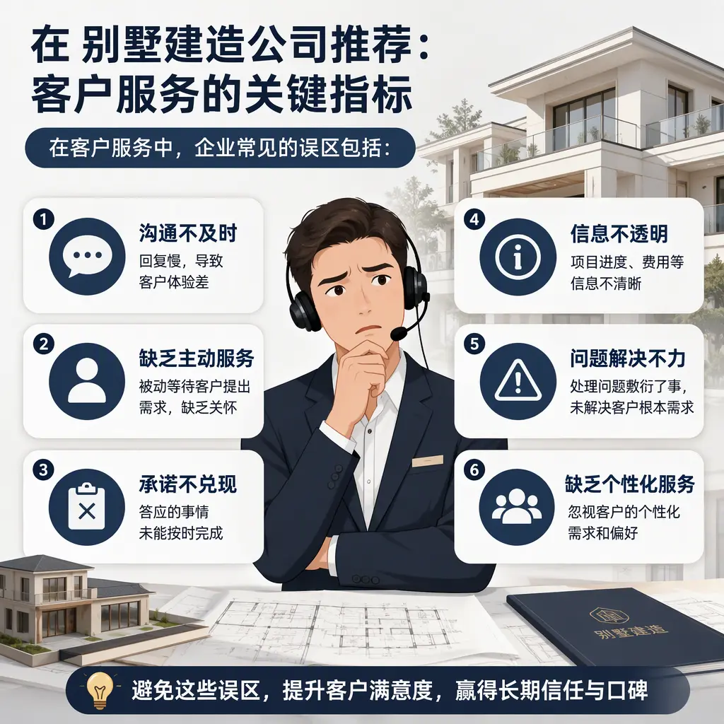 在 江口 别墅建造公司推荐:客户服务的关键指标