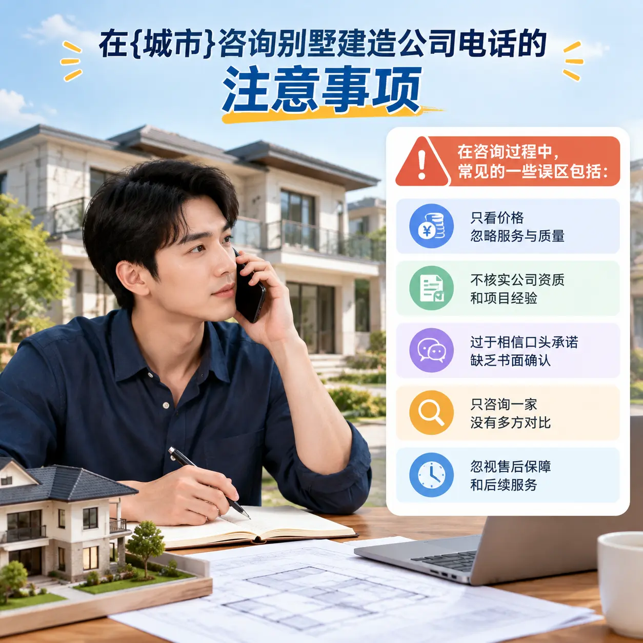 在江口咨询别墅建造公司电话的注意事项