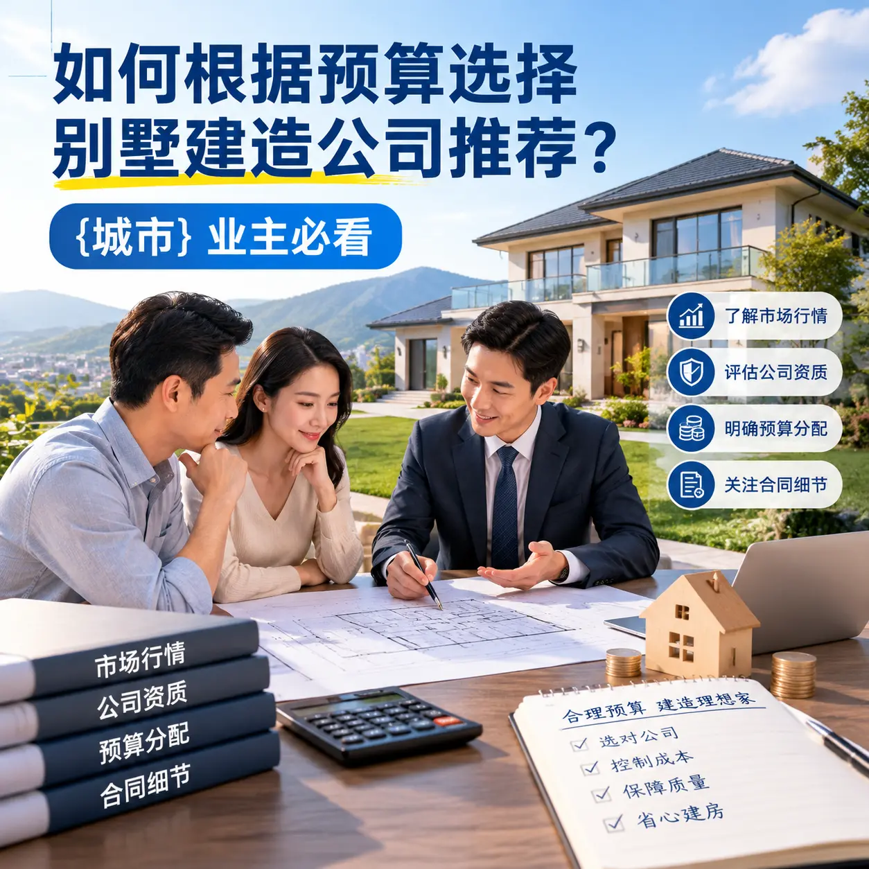 如何根据预算选择别墅建造公司推荐？ 江口 业主必看