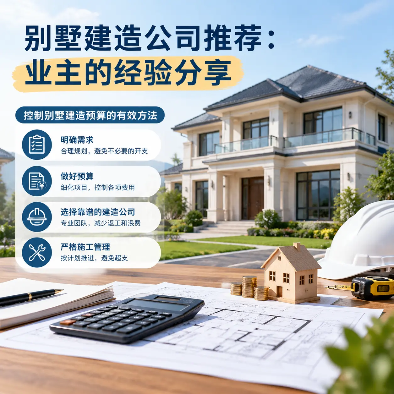 别墅建造公司推荐: 江口 业主的经验分享
