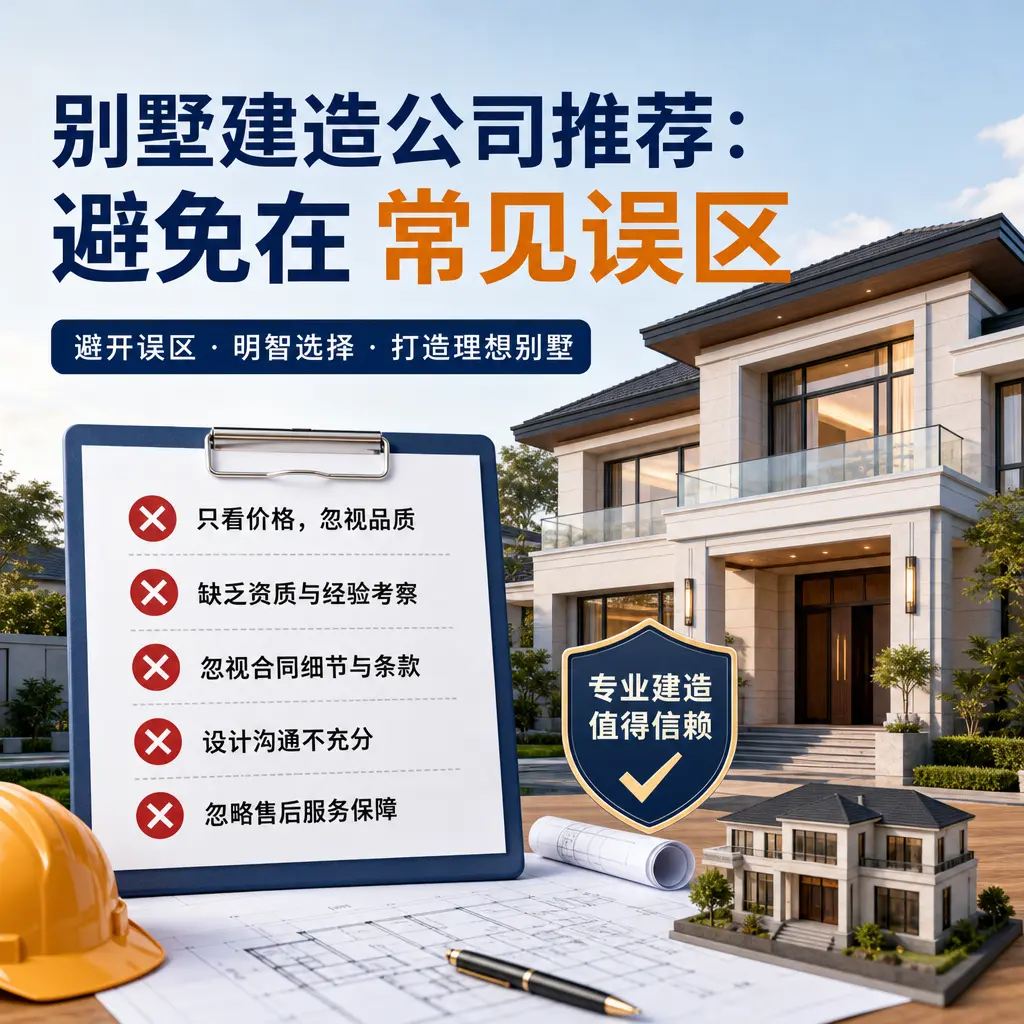 别墅建造公司推荐:避免在 江口 的常见误区