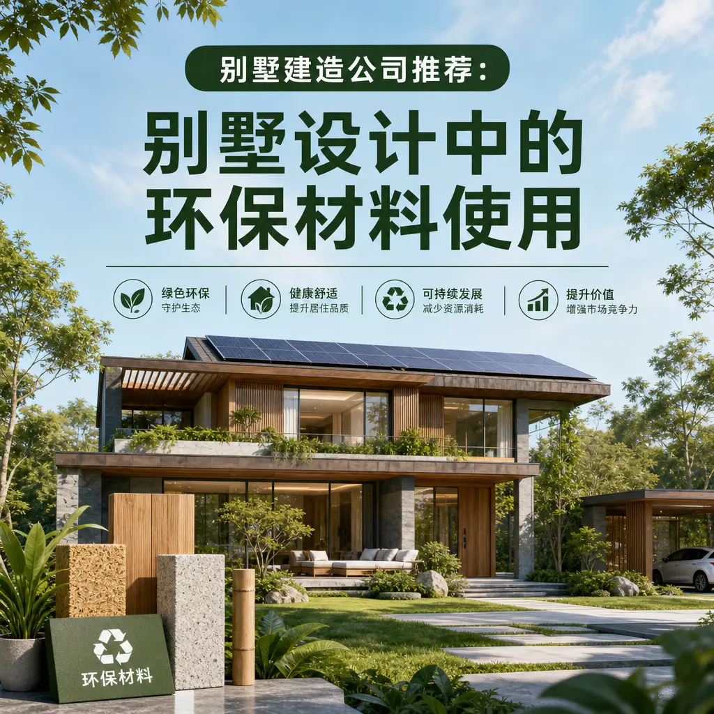 别墅建造公司推荐: 江口 别墅设计中的环保材料使用